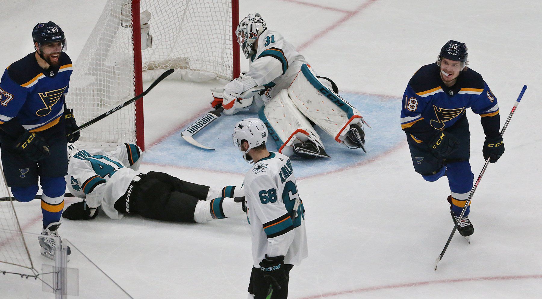 Blues and Sharks break into match 6 in the semi-finals